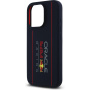 Oracle Red Bull Racing Függőleges logós szilikon tok MagSafe iPhone 16 Pro Max készülékhez - sötétkék