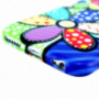 Gumi védőtok Apple iPhone 6 / 6S-re - virágok