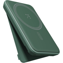 Voltme MagPak 5K sorozatú vezeték nélküli MagSafe Power Bank USB-C porttal - 5000 mAh - Sötétzöld