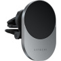Satechi Mágneses autós szellőzőnyílás-tartó vezeték nélküli töltéssel iPhone-hoz - Space Grey