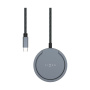 FIXED MagPad Pro vezeték nélküli MagSafe töltő kihajtható állvánnyal iPhone / AirPods készülékekhez - 15W - szürke