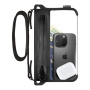 Tactical Splash Pouch 2.0 vízálló tasak húzózsinórral iPhone-hoz - fekete