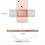 Baseus ultravékony védőtok Apple iPhone 6 / 6s-re - Never give up - arany rózsaszín