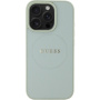 Guess Szemcsés Classic Embléma borító MagSafe-el* iPhone 16 Pro-hoz - zöld