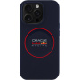 Oracle Red Bull Racing Red Ring szilikon tok, MagSafe, iPhone 16 Pro - sötétkék