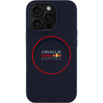 Oracle Red Bull Racing Red Ring szilikon tok, MagSafe, iPhone 16 Pro - sötétkék