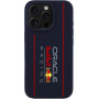 Oracle Red Bull Racing Függőleges logós szilikon tok MagSafe iPhone 16 Pro készülékhez - sötétkék