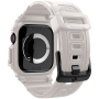 Spigen Rugged Armor Pro szuper tartós tok szíjjal Apple Watch 42mm-hez (Series 10 / 11) - bézs