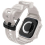 Spigen Rugged Armor Pro szuper tartós tok szíjjal Apple Watch 42mm-hez (Series 10 / 11) - bézs