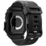 Spigen Rugged Armor Pro szuperstrapabíró tok szíjjal Apple Óra 46mm - fekete