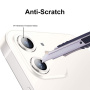 Enkay Hátsó kamera edzett üveg alumínium kerettel - iPhone 12 / 12 mini - ezüst