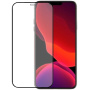 Edzett üveg 2,5D törésgátló és ujjlenyomat elleni védelemmel - iPhone 12 / 12 Pro - fekete keret