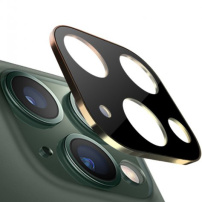 Mocolo kamera lencse védő fémből és edzett üvegből iPhone 11 Pro / 11 Pro Max - arany