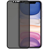 PanzerGlass edzett anti-spy üveg iPhone XR / 11 - fekete