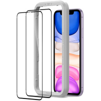Spigen 2D edzett üveg Align iPhone XR / 11 - 2 db