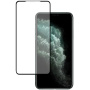 Védő 2,5D fólia kerámia kerettel - iPhone X / XS / 11 Pro - fekete