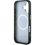 Guess IML 4G csillogó és háromszög logós tok MagSafe-el* iPhone 16-hoz - szürke