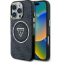 Guess IML 4G csillogó és háromszög logós tok MagSafe-el* iPhone 16 Pro készülékhez - szürke