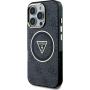 Guess IML 4G csillogó és háromszög logós tok MagSafe-el* iPhone 16 Pro készülékhez - szürke