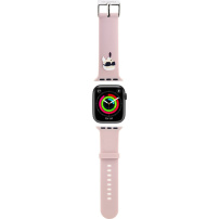 Karl Lagerfeld Karl Head NFT szíj Apple órához 42mm / 41mm / 40mm / 38mm - rózsaszín