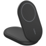 BELKIN Boost Charge Qi2 2 az 1-ben összecsukható mágneses vezeték nélküli állvány iPhone/AirPods készülékekhez - 15W - fekete