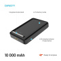 FIXED MagZen 10 Pro vezeték nélküli MagSafe powerbank állvánnyal és USB-C porttal - 10 000 mAh - fekete