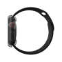 UNIQ Garde Hybrid tok kijelzővédelemmel Apple Watch 46mm-hez - füstszínű