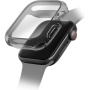 UNIQ Garde Hybrid tok kijelzővédelemmel Apple Watch 46mm-hez - füstszínű