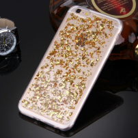 Védőtok szétzúzott fém mintával Apple iPhone 6 Plus / 6S Plus -re - arany 