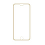 Extra ellenálló edzett üveg (Tempered Glass) - első részre - Apple iPhone 6 / 6S - arany vékony keret