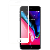 Védőfólia kerámia kerettel - iPhone 6 Plus / 6S Plus - fehér