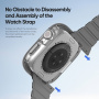 DUX DUCIS Camo tok Apple Watch 42mm-hez (Series 10 / 11) - fekete