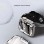 Behajtható tok a Watch Ultra stílusában, edzett üveggel Apple Óra 40mm - rózsaszín