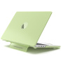 Matt átlátszó borítás kihajtható állvánnyal MacBook Pro 13" (A2251 / A2289 / A2338) - zöld színű