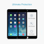 Edzett üveg fekete kerettel iPad mini 1/2/3-hoz