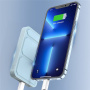 Appleking vezeték nélküli MagSafe power bank állvánnyal és USB-C porttal - 5000 mAh - fekete