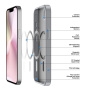 DUX DUCIS Yind matt borító MagSafe-el* iPhone 16e-hez - szürke