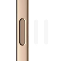 Rurihai kamera vezérlő gomb védőüveg iPhone 16 / 16 Plus / 16 Pro / 16 Pro Max / 17 / 17 Pro / 17 Pro Max - 2 db - fehér