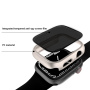 Matt behajtható tok edzett Anti-Spy üveggel Apple Watch Ultra 49mm készülékhez - sötétkék
