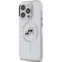 Karl Lagerfeld IML K&CH Heads fémváz burkolat MagSafe-el* iPhone 15 Pro Max készülékhez - átlátszó