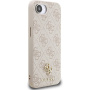 Guess 4G Small Metal Logo MagSafe tok iPhone 16e / 17e készülékhez - rózsaszín