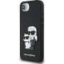 Karl Lagerfeld Saffiano Karl and Choupette tok iPhone 16e / 17e - fekete