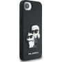 Karl Lagerfeld Saffiano Karl and Choupette tok iPhone 16e / 17e - fekete
