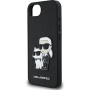 Karl Lagerfeld Saffiano Karl and Choupette tok iPhone 16e / 17e - fekete