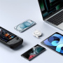 Baseus Free2Draw mini kihúzható töltő- és adatkábel - USB-C - USB-C - 1 m - fehér
