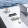 Baseus OS Free2Pull powerbanka beépített USB-C kábellel és USB-C porttal - 10 000 mAh - szürke