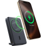Baseus Nomos vezeték nélküli MagSafe powerbank beépített USB-C kábellel és USB-C porttal - 10 000 mAh - fekete