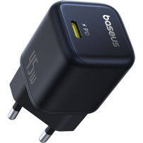 Baseus PicoGo mini gyorstöltő adapter USB-C porttal - 45W - fekete