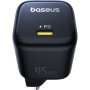 Baseus PicoGo mini gyorstöltő adapter USB-C porttal - 45W - fekete
