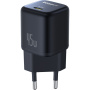 Baseus PicoGo mini gyorstöltő adapter USB-C porttal - 45W - fekete
